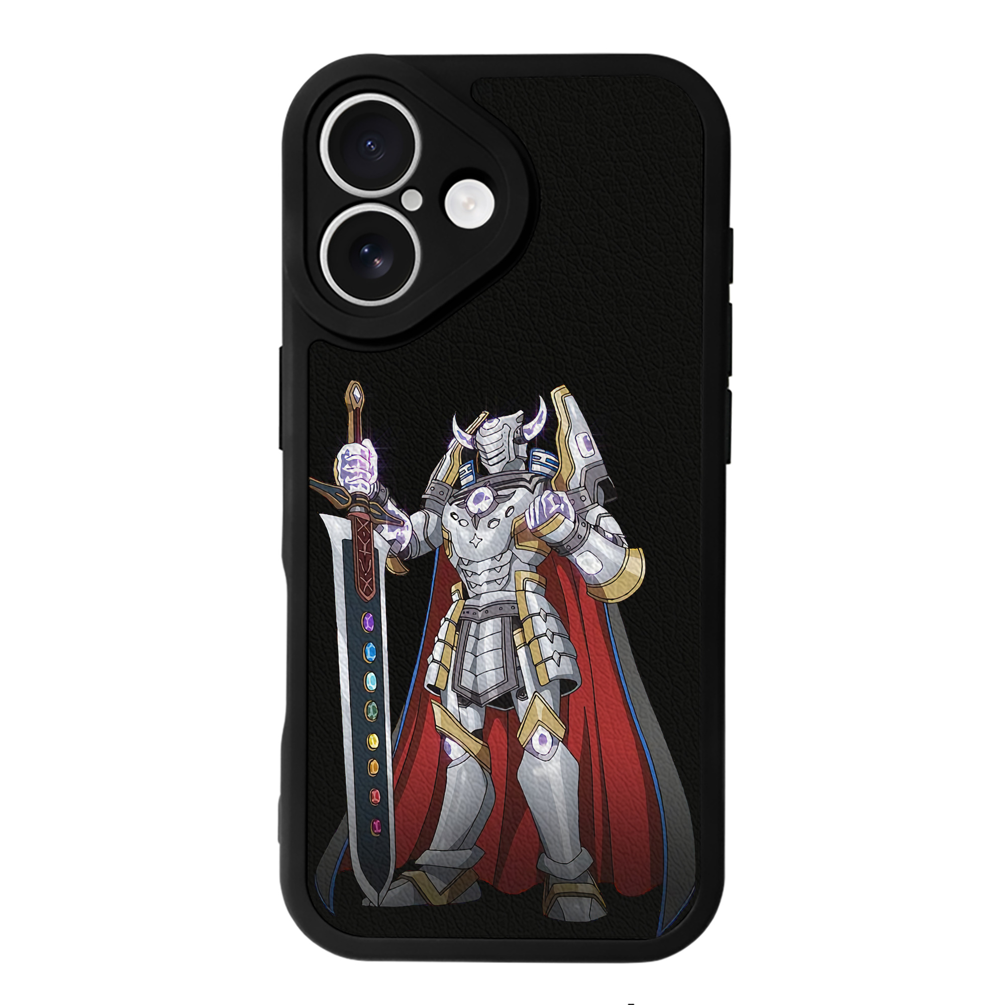 遊☆戯☆王 Yu-Gi-Oh! 【iPhone 16シリーズ対応】シリコンスマホケース（レザー調） 材質：シリコン
